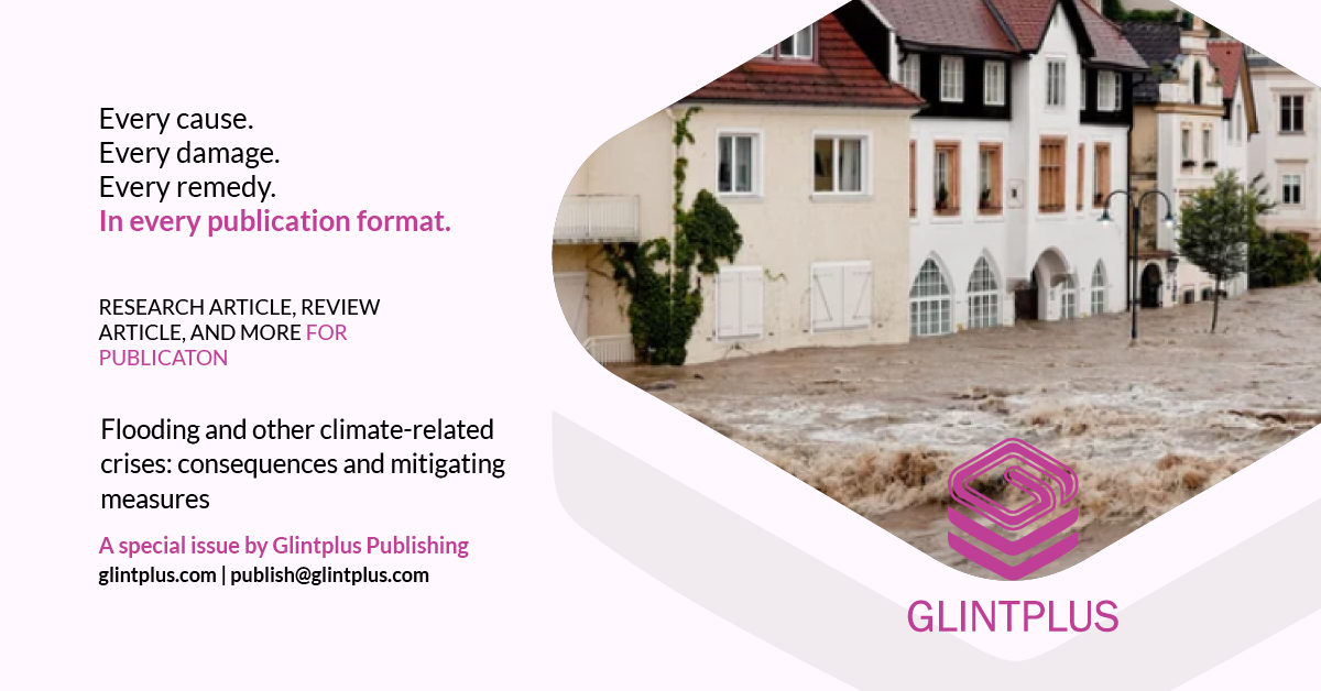 Glintplus launches special issue on floods; calls for paper